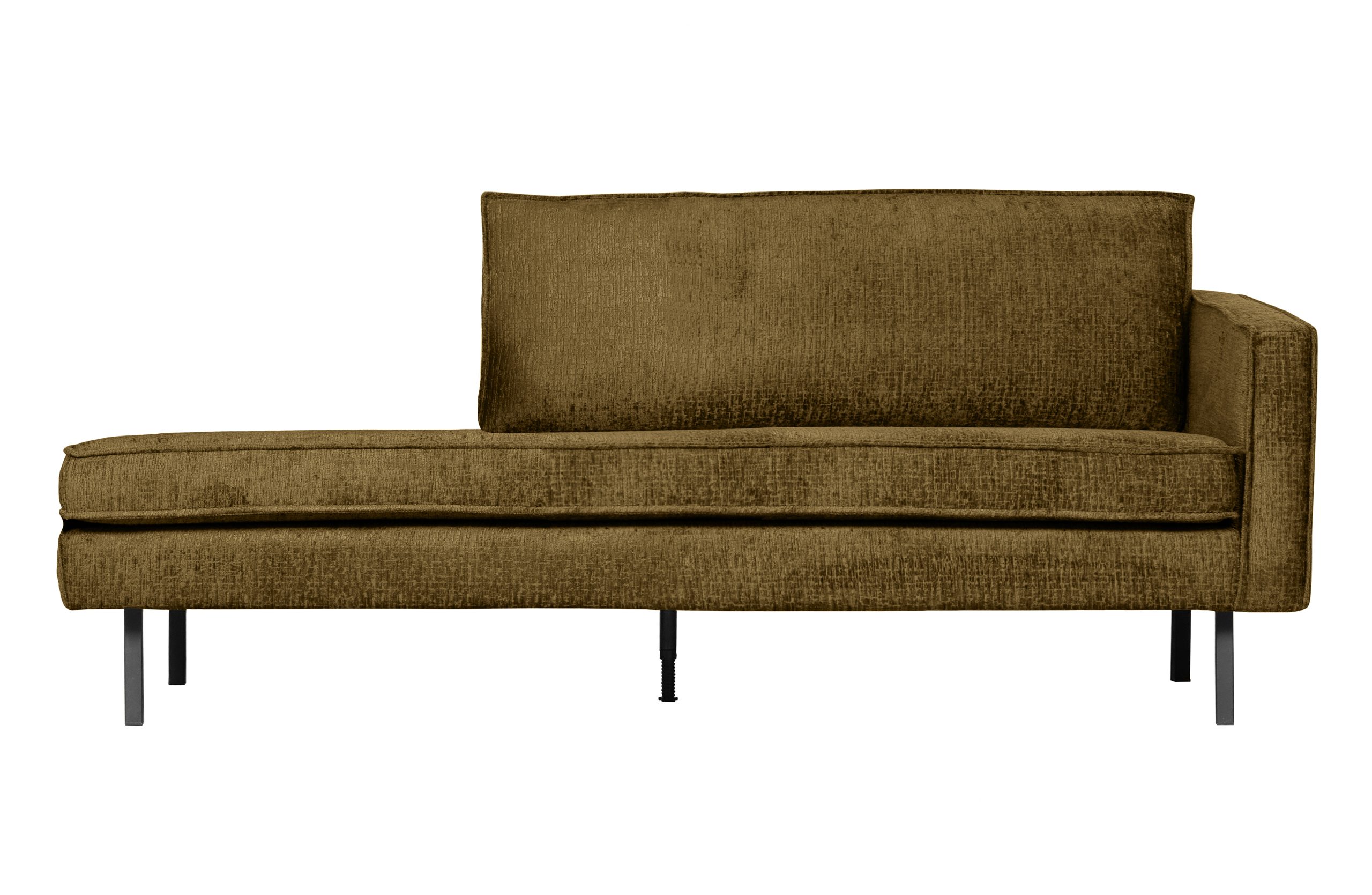 Rodeo Daybed Right Structure Velvet Brass