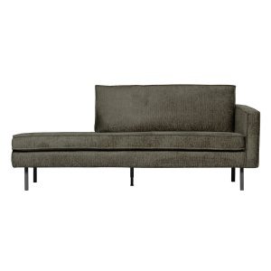 Rodeo Daybed Right Structure Velvet Frost