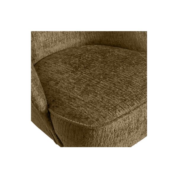 Vogue Fauteuil Structure Velvet Brass