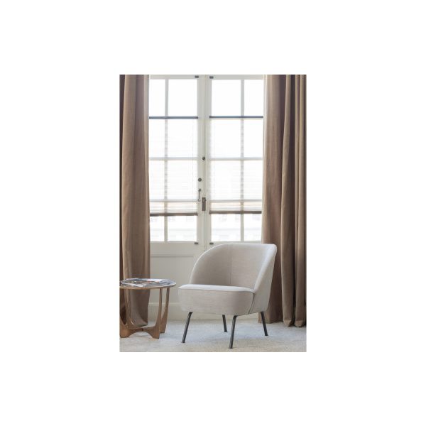 Vogue Fauteuil Geweven Stof Zand