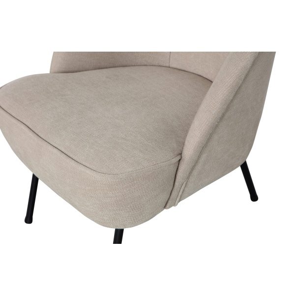 Vogue Fauteuil Geweven Stof Zand