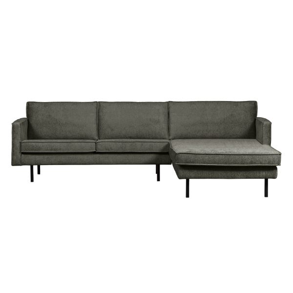 Rodeo Chaise Longue Rechts Structure Velvet Frost