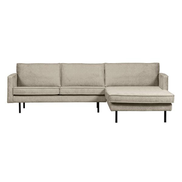 Rodeo Chaise Longue Rechts Structure Velvet Wheatfield