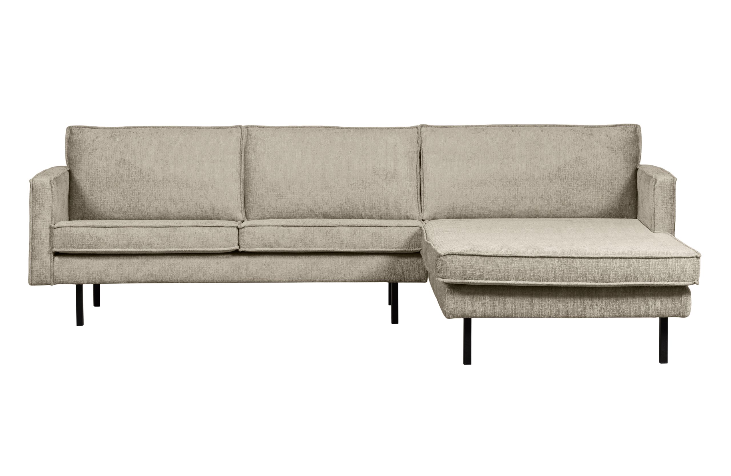 Rodeo Chaise Longue Rechts Structure Velvet Wheatfield