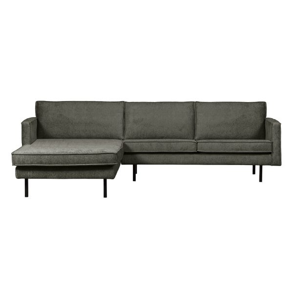 Rodeo Chaise Longue Links Structure Velvet Frost