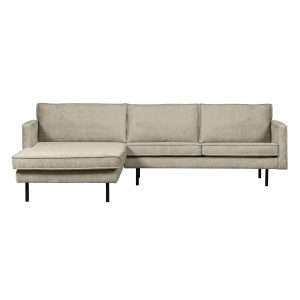 Rodeo Chaise Longue Links Structure Velvet Wheatfield