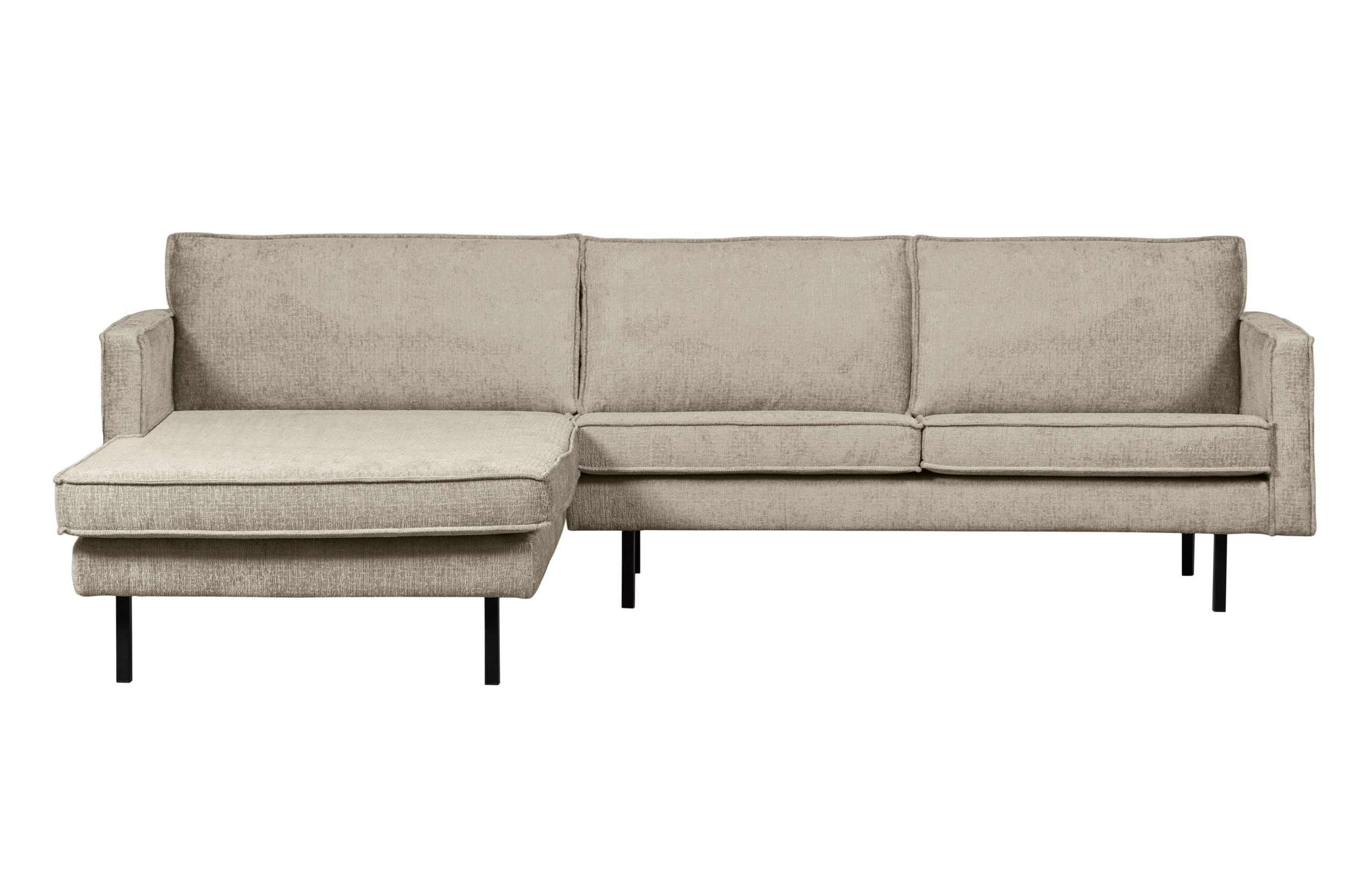 Rodeo Chaise Longue Links Structure Velvet Wheatfield