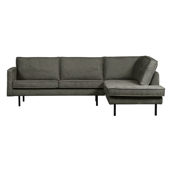 Rodeo Hoekbank Rechts Structure Velvet Frost