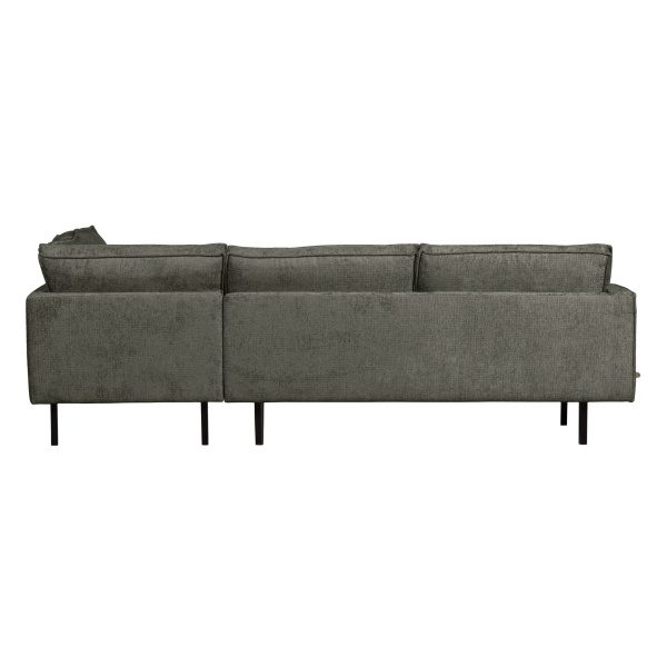 Rodeo Hoekbank Rechts Structure Velvet Frost