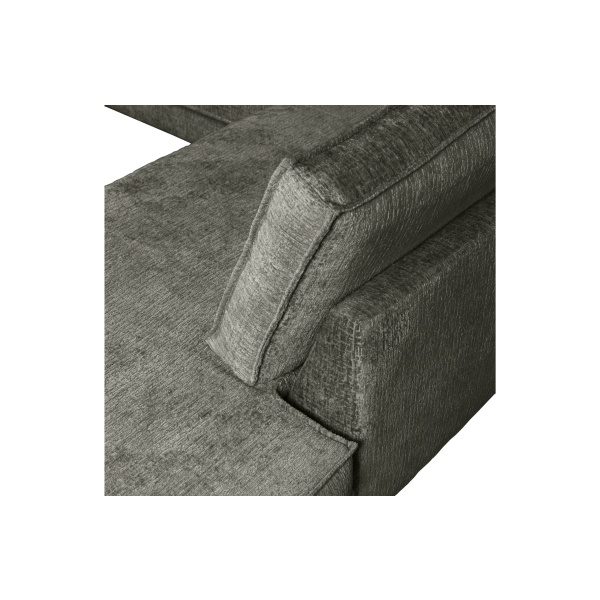 Rodeo Hoekbank Rechts Structure Velvet Frost
