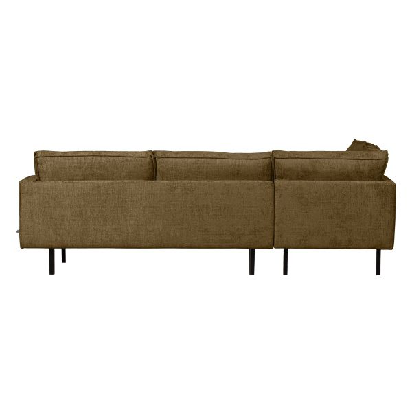 Rodeo Hoekbank Links Structure Velvet Brass