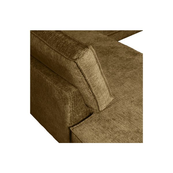 Rodeo Hoekbank Links Structure Velvet Brass