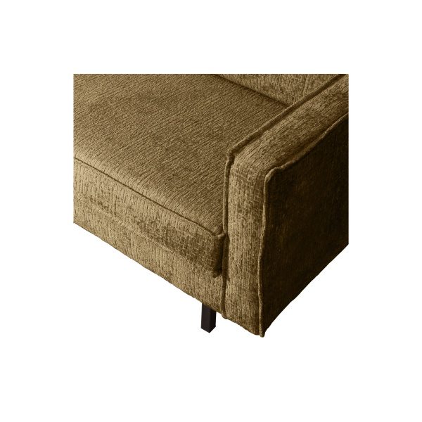 Rodeo Hoekbank Links Structure Velvet Brass