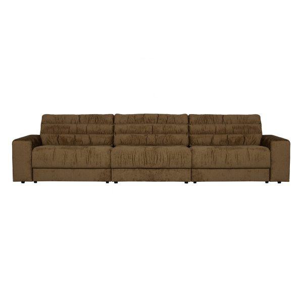 Date 3-zits Bank Structure Velvet Brass