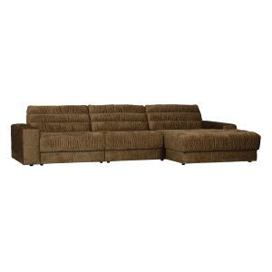 Date Chaise Longue Rechts Structure Velvet Brass
