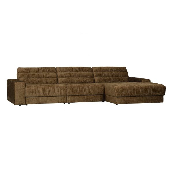 Date Chaise Longue Rechts Structure Velvet Brass
