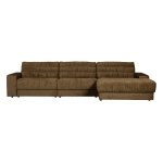 Date Chaise Longue Rechts Structure Velvet Brass
