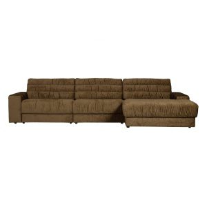 Date Chaise Longue Rechts Structure Velvet Brass