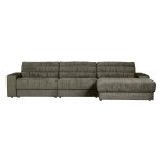 Date Chaise Longue Rechts Structure Velvet Frost
