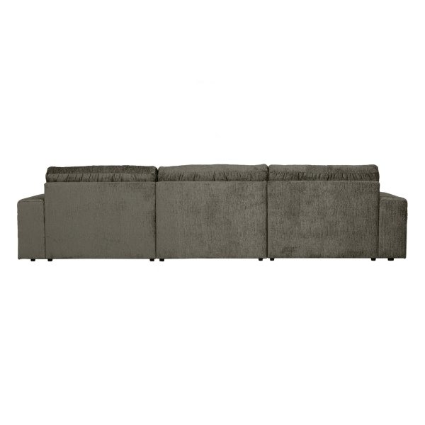 Date Chaise Longue Rechts Structure Velvet Frost