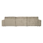Date Chaise Longue Rechts Structure Velvet Wheatfield
