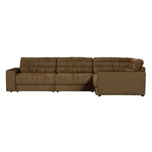 Date Hoekbank Rechts Structure Velvet Brass