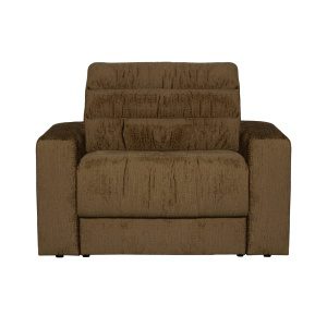 Date Fauteuil Structure Velvet Brass