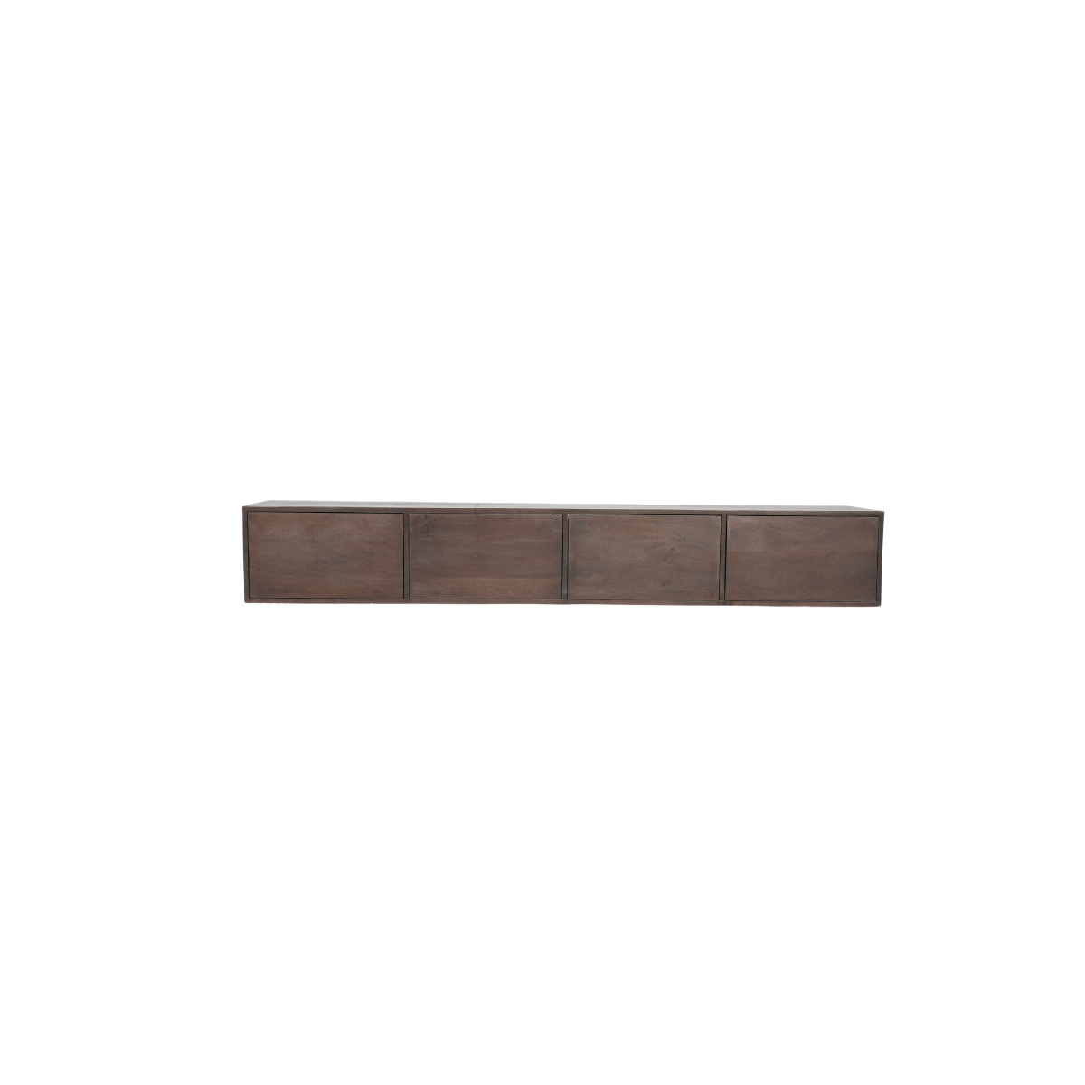 Zwevend tv meubel Vision Walnut  200 cm