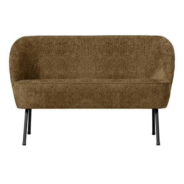 Vogue 2-zits Bankje Structure Velvet Brass