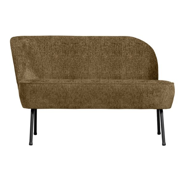Vogue Lounge Fauteuil Links Structure Velvet Brass
