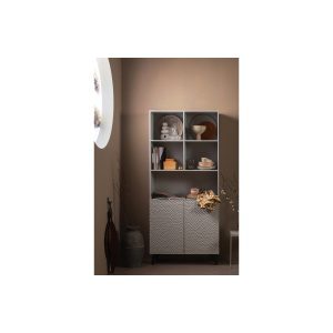 Carved Organic 2-deurs Opbergkast Mist