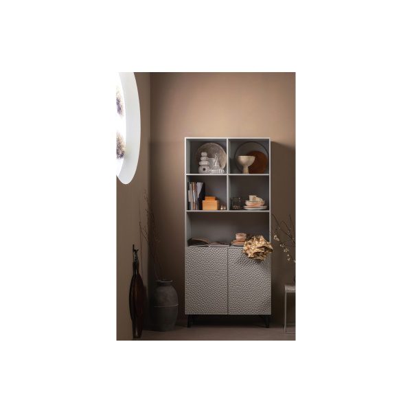 Carved Organic 2-deurs Opbergkast Mist