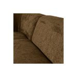 Sloping Hoekbank Links Structure Velvet Brass
