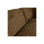 Sloping Hoekbank Rechts Structure Velvet Brass
