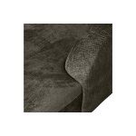 Sloping Hoekbank Rechts Structure Velvet Frost