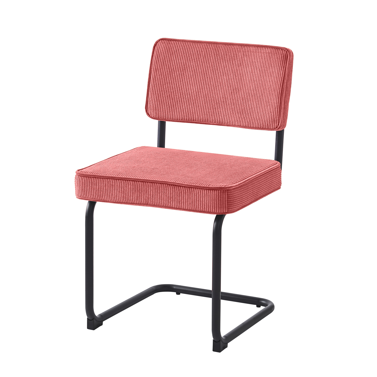 Eetkamerstoel Bauhaus Rib Roze