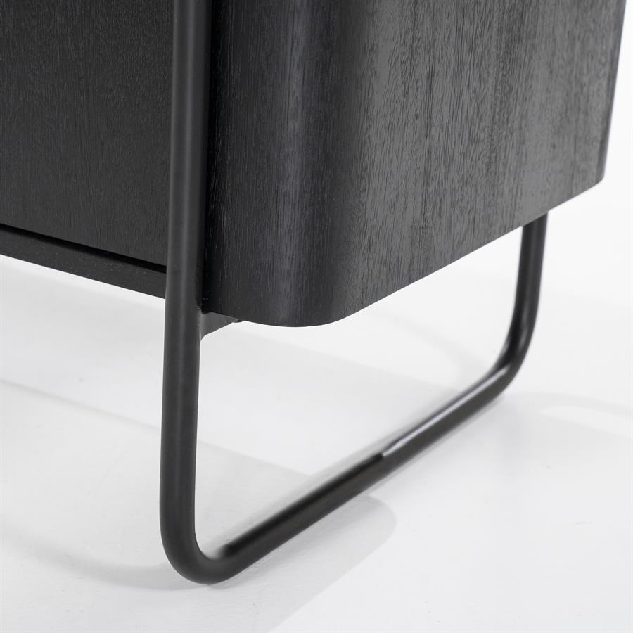 Wandkast James 2drs. - zwart