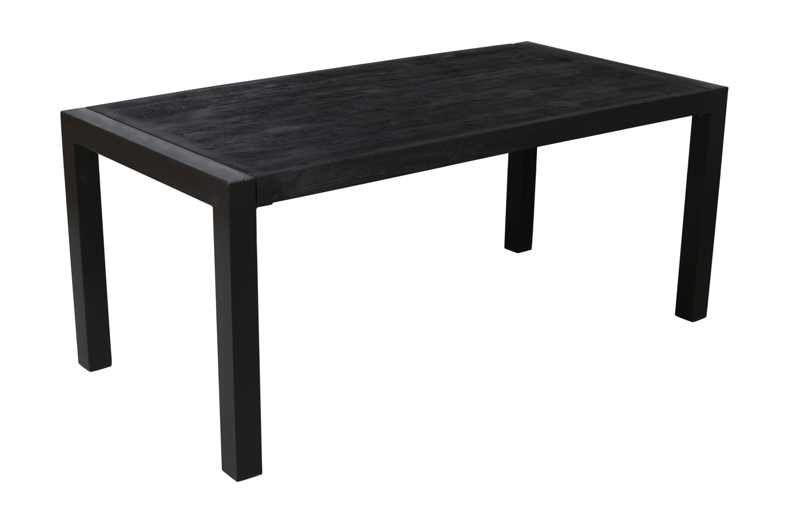 Eetkamertafel Kennedy zwart mango 140cm