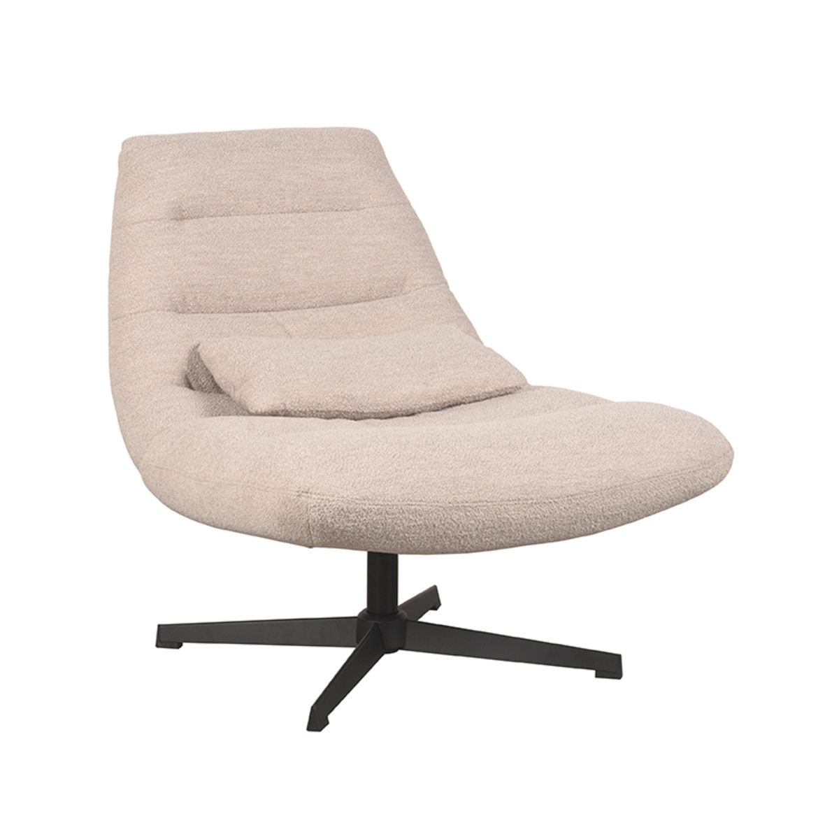 Fauteuil Nox - Naturel - Stof