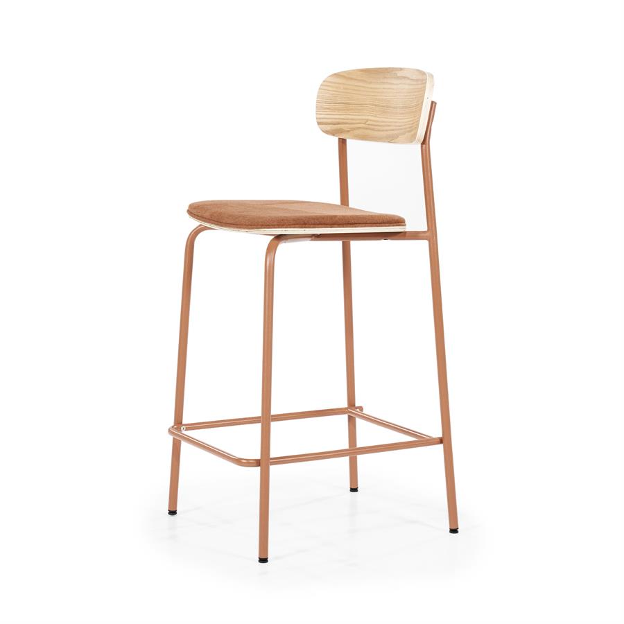 Barstool Skola - terracotta