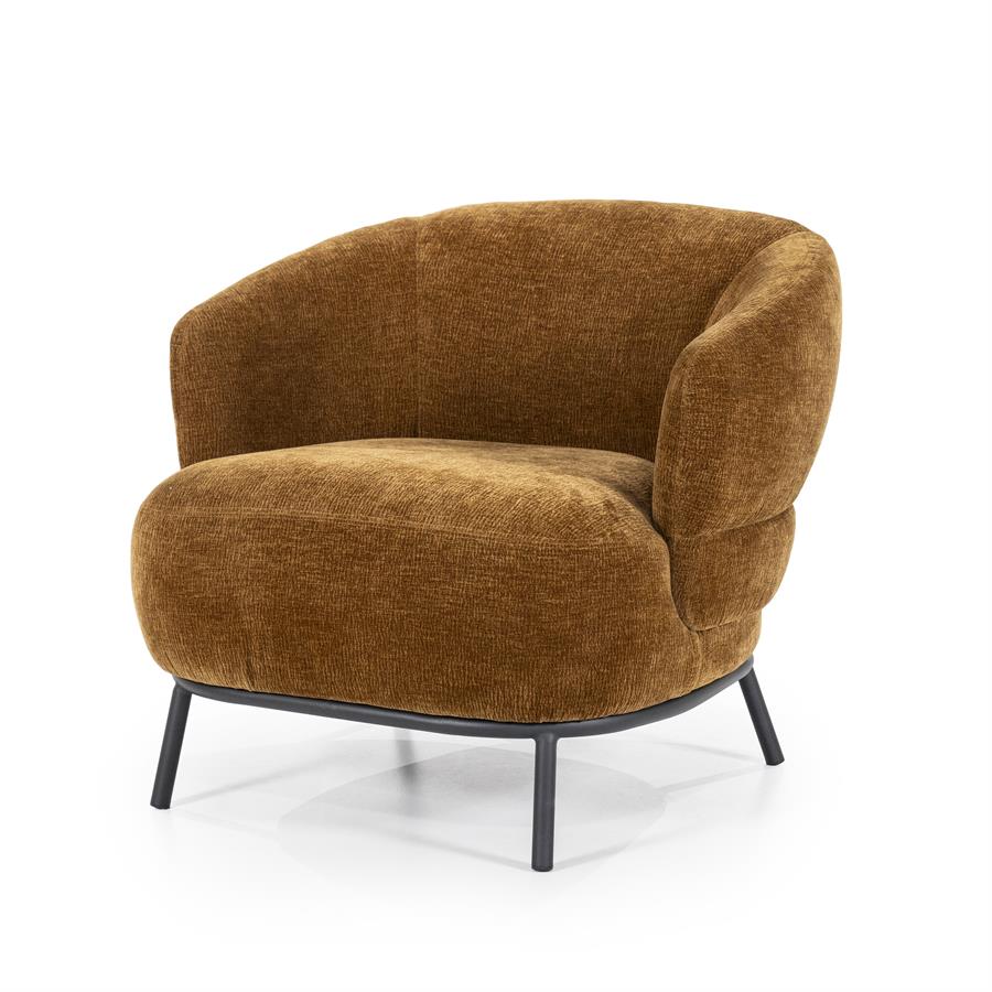 Fauteuil David - mosterd Safari