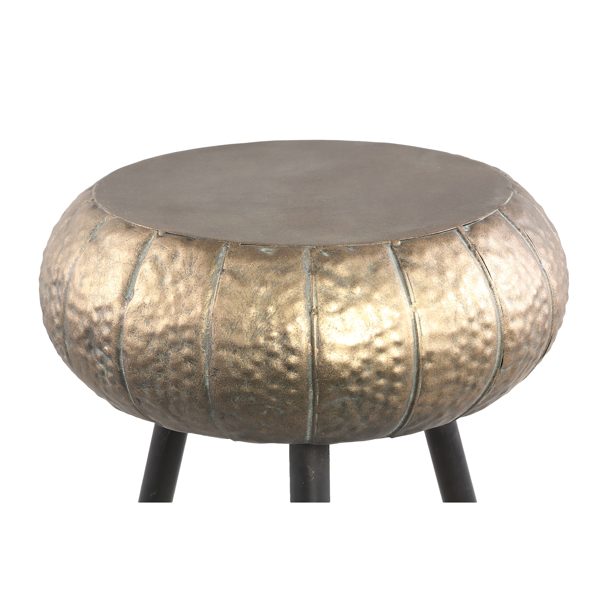 Salontafelset Reddick Gold iron stool