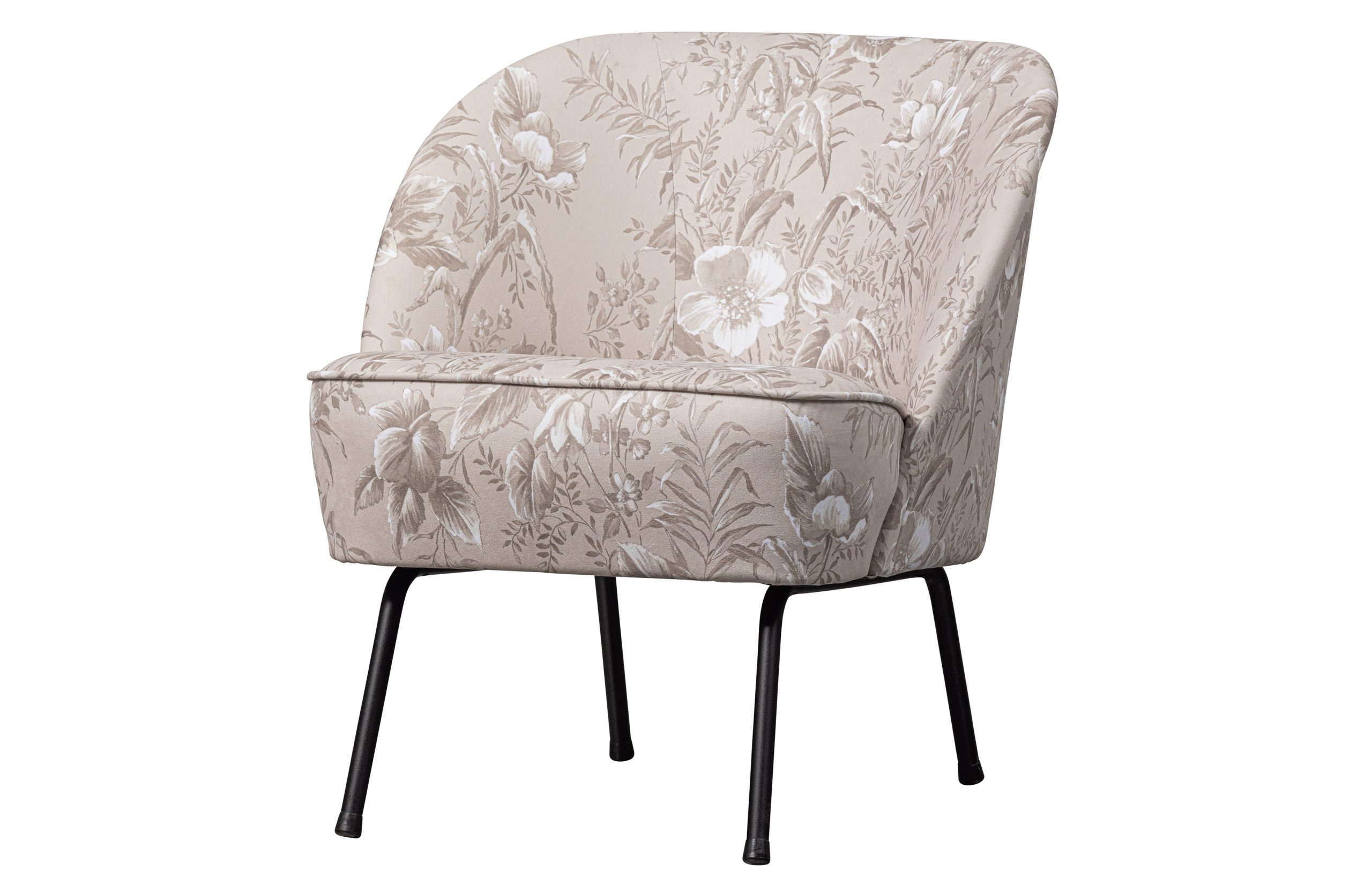 Vogue Fauteuil Fluweel Poppy Naturel