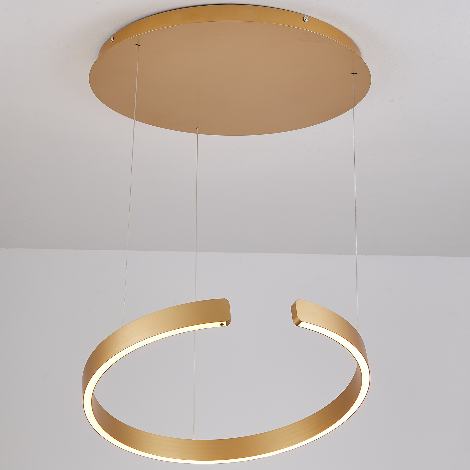 Hanglamp Circle 80cm Goud