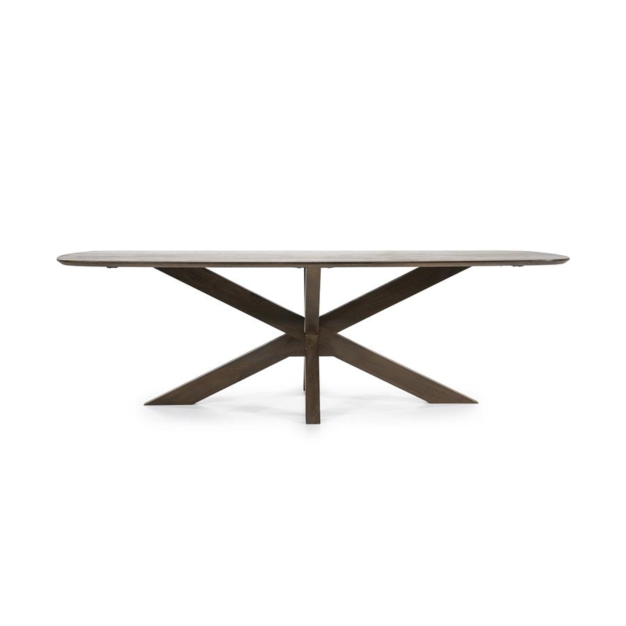 Eettafel Nikki 240x100 - bruin