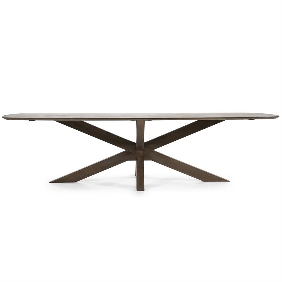 Eettafel Nikki 280x100 - bruin