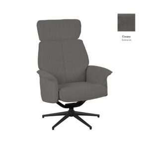 Fauteuil Verdal - Antraciet - Cosmo