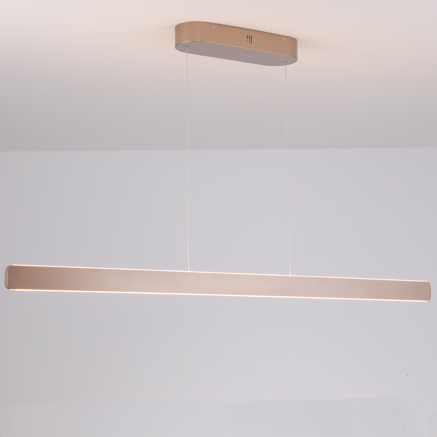 Hanglamp Recht 120 cm Brons