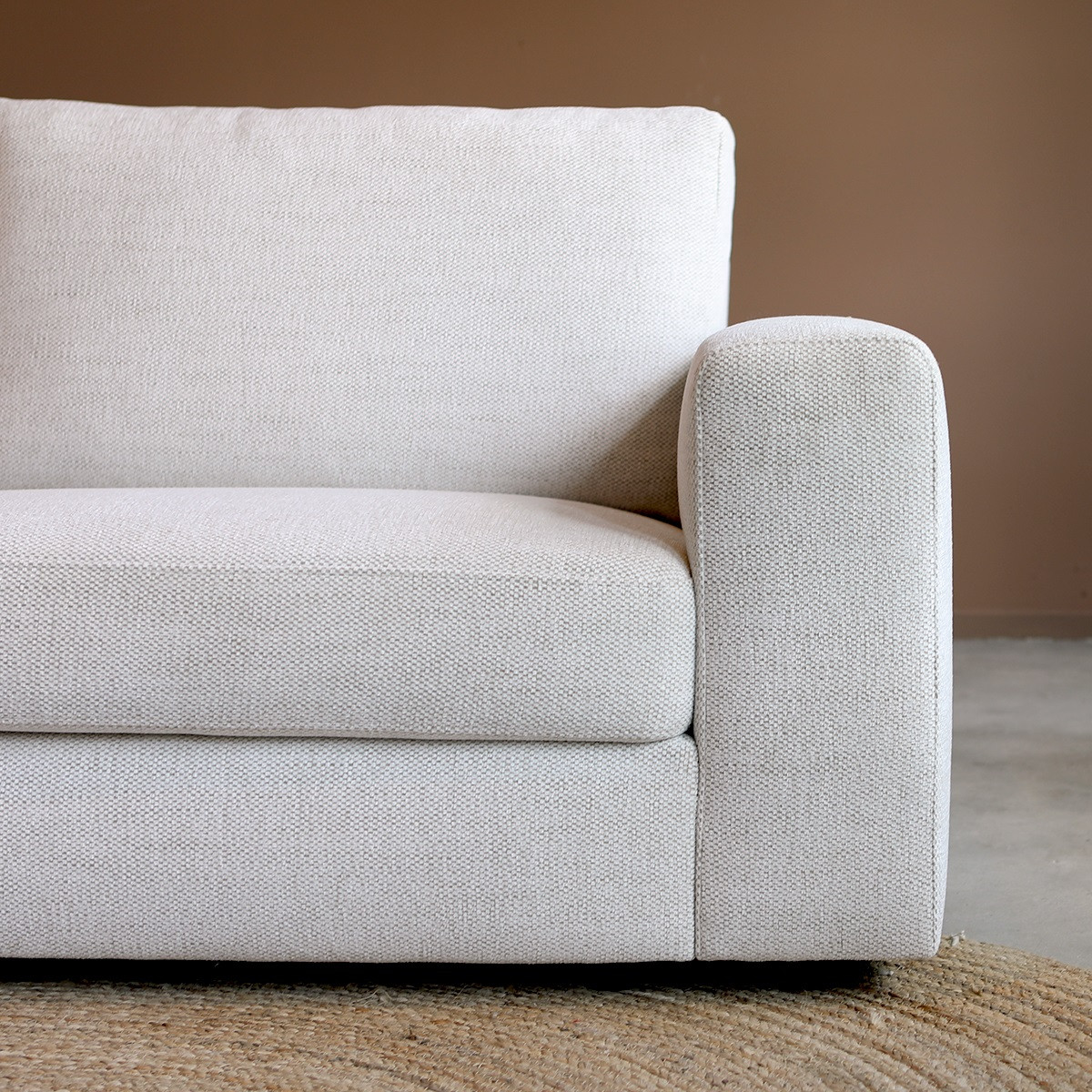 Hoekbank Uno Links Beige