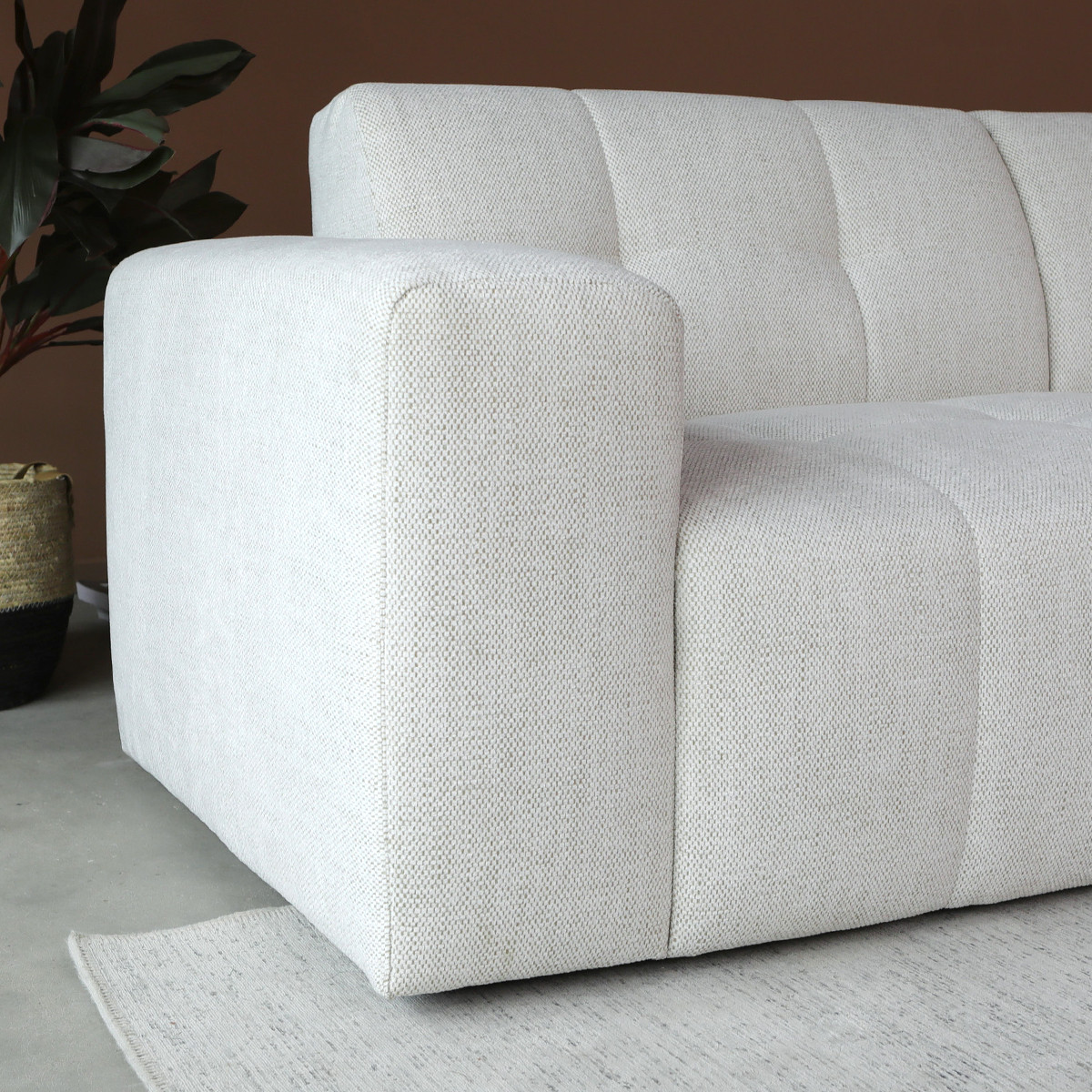 Loungebank Wave Rechts Beige